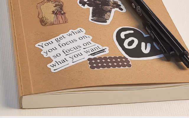 A5 256頁格線筆記本|一本寫四個月|80g 厚紙 × 不透墨 × 年度規劃首選:圖片 3